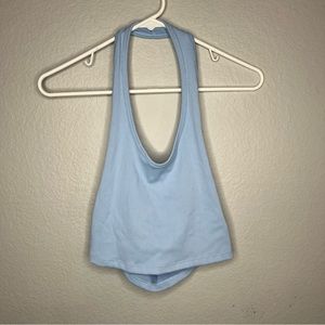 H&M Divided Blue Halter Top